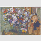 Vrouw en bloem, Edgar Degas Tissuepapier (Voorkant)