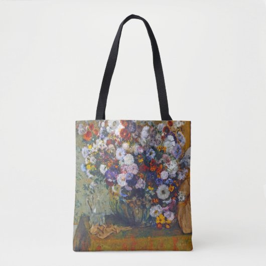 Vrouw en bloem, Edgar Degas Tote Bag (Voorkant)