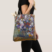 Vrouw en bloem, Edgar Degas Tote Bag (Dichtbij)
