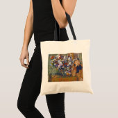 Vrouw en bloem, Edgar Degas Tote Bag (Voorkant (product))