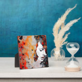 Vrouw en Butterflies Messy Painting Fotoplaat (Insitu)