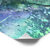 Vrouw en Dolfijn Vrienden Poster - Schilderen (Hoek)