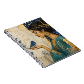 Vrouw en een Blauwe Vogel Notitieboek (Rechterzijde)