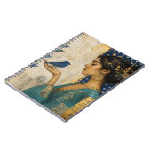 Vrouw en een Blauwe Vogel Notitieboek (Linkerzijde)