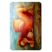 Vrouw en Haar huis Magneet (Verticaal)