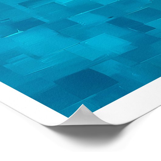 Vrouw en hert in besneeuwd berkenbos per hut poster (Hoek)