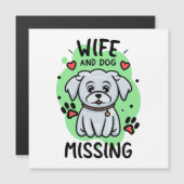 Vrouw en hond vermist (Voorkant / Achterkant)