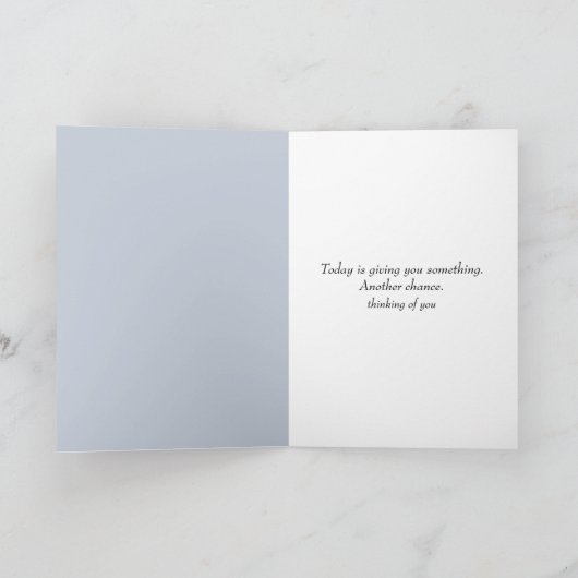  vrouw en kat op veranda schommel kaart (Binnen)