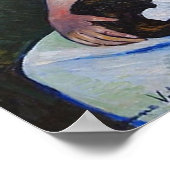 Vrouw en Kat, Suzanne Valadon Poster (Hoek)