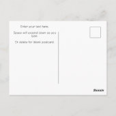 Vrouw en kind in bloementuin Moederdag Briefkaart (Achterkant)