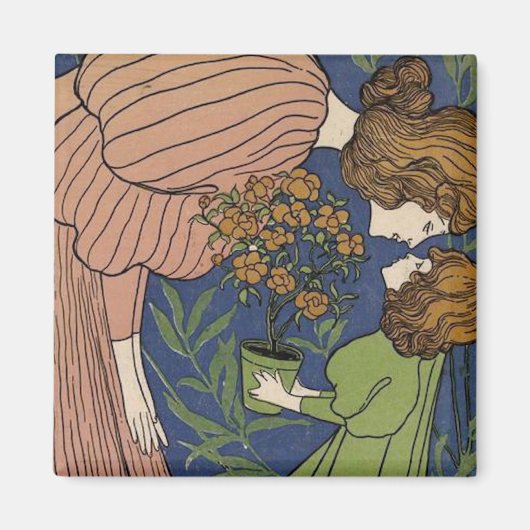 Vrouw en kind magneet (Voorkant)