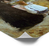 Vrouw en kind op een balkon (Morisot 1872) Poster (Hoek)