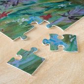 Vrouw en kinderen vasthoudend schilderij legpuzzel (Zijkant)