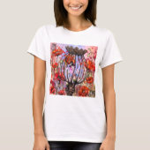 Vrouw en Klaprozen T-Shirt (Voorkant)