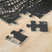 Vrouw en lijn legpuzzel (Zijkant)