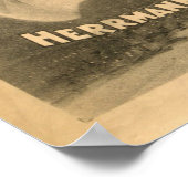 vrouw en moon Magicia Herrmann Poster (Hoek)