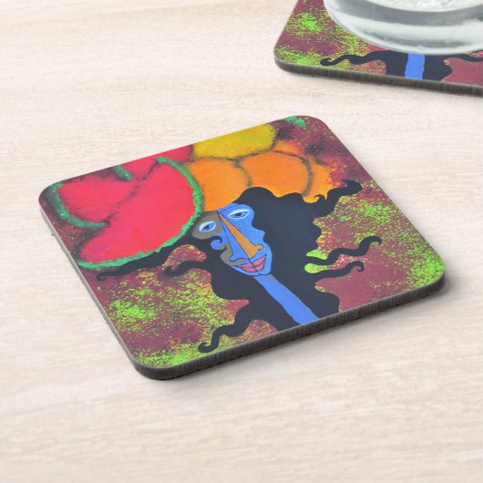 Vrouw en onderzetter (Linkerzijde)