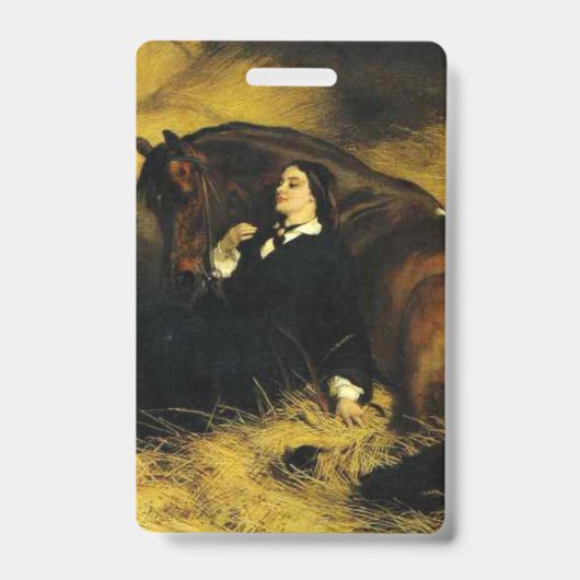 Vrouw en paarden badge (Voorzijde)