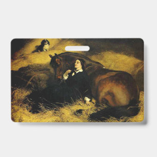 Vrouw en paarden badge