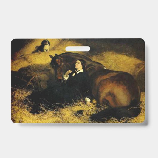 Vrouw en paarden badge (Voorzijde)