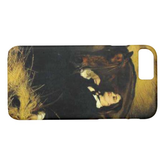 Vrouw en paarden Case-Mate iPhone case (Achterkant (Horizontaal))