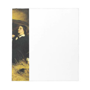 Vrouw en paarden notitieblok