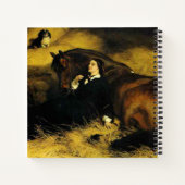 Vrouw en paarden notitieboek (Achterkant)
