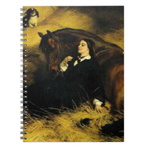 Vrouw en paarden notitieboek