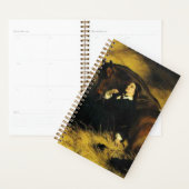 Vrouw en paarden planner (Display)