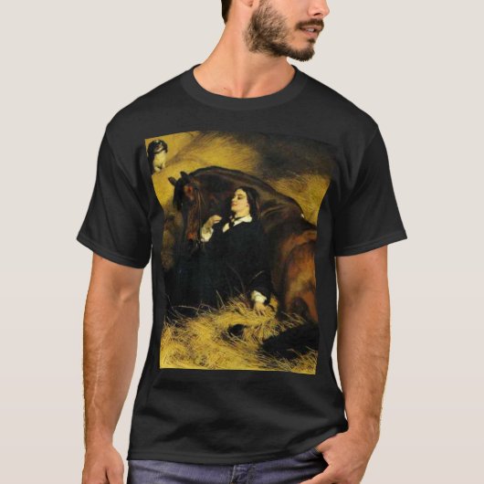 Vrouw en paarden t-shirt (Voorkant)