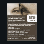 Vrouw en paarden, uitwijkinstructeur, Academie Flyer<br><div class="desc">Vrouw en paard,  Riding Instructor,  Academie Adverteren brochures door de Visitekaartje winkel.</div>