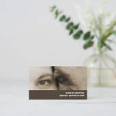 Vrouw en paarden, uitwijkinstructeur, Academie Visitekaartje (Staand voorkant)