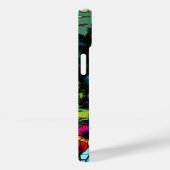 Vrouw en papegaai in de park Pop Art  Case-Mate iPhone Case (Achterkant / Rechts)