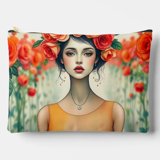 Vrouw en Rozen Etui (Voorkant)