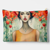 Vrouw en Rozen Etui (Achterkant)