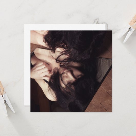 Vrouw en spiegel (Voorkant / Achterkant in situ)