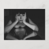 Vrouw en spiegel briefkaart (Voorkant)