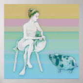 Vrouw en varken poster (Voorkant)