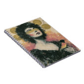 Vrouw en Vogel Mixed Media Collage Notitieboek (Rechterzijde)