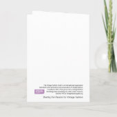  vrouw en vogels Gevouwen Wenskaart Kaart (Achterkant)