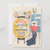  vrouw en wens lantaarns Vrijgezellenfeest Kaart (Voorkant)