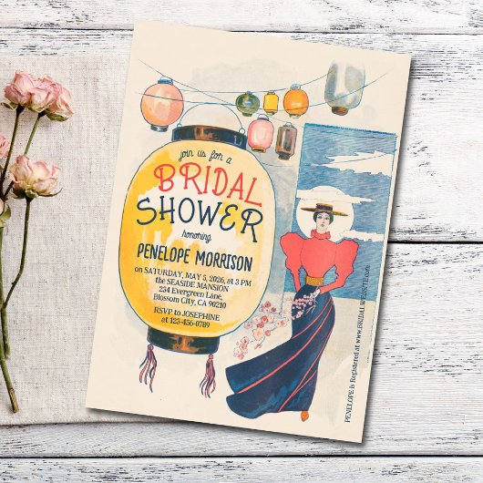  vrouw en wens lantaarns Vrijgezellenfeest Kaart