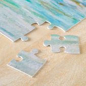 Vrouw en Zee Puzle Painting Legpuzzel (Zijkant)