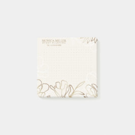 Vrouw Entrepreneur Elegant-laptop Post-it® Notes