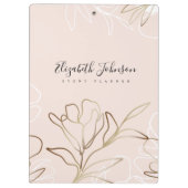 Vrouw Entrepreneur het merken Gepersonaliseerd Klembord (Achterkant)