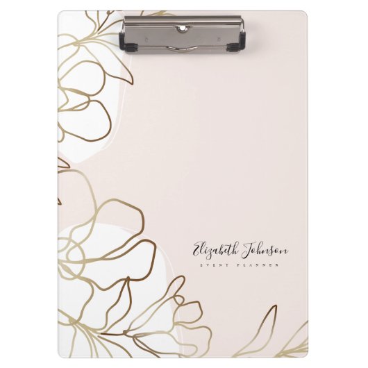 Vrouw Entrepreneur het merken Gepersonaliseerd Klembord (Voorkant)