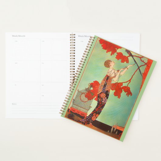 Vrouw Exotisch Schilderij Planner (Display)