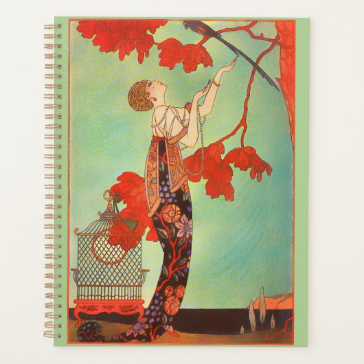 Vrouw Exotisch  Schilderij Planner (Voorkant)