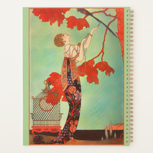 Vrouw Exotisch  Schilderij Planner (Achterkant)