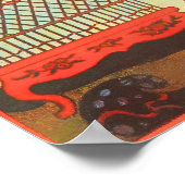 Vrouw Exotisch  Schilderij Poster (Hoek)